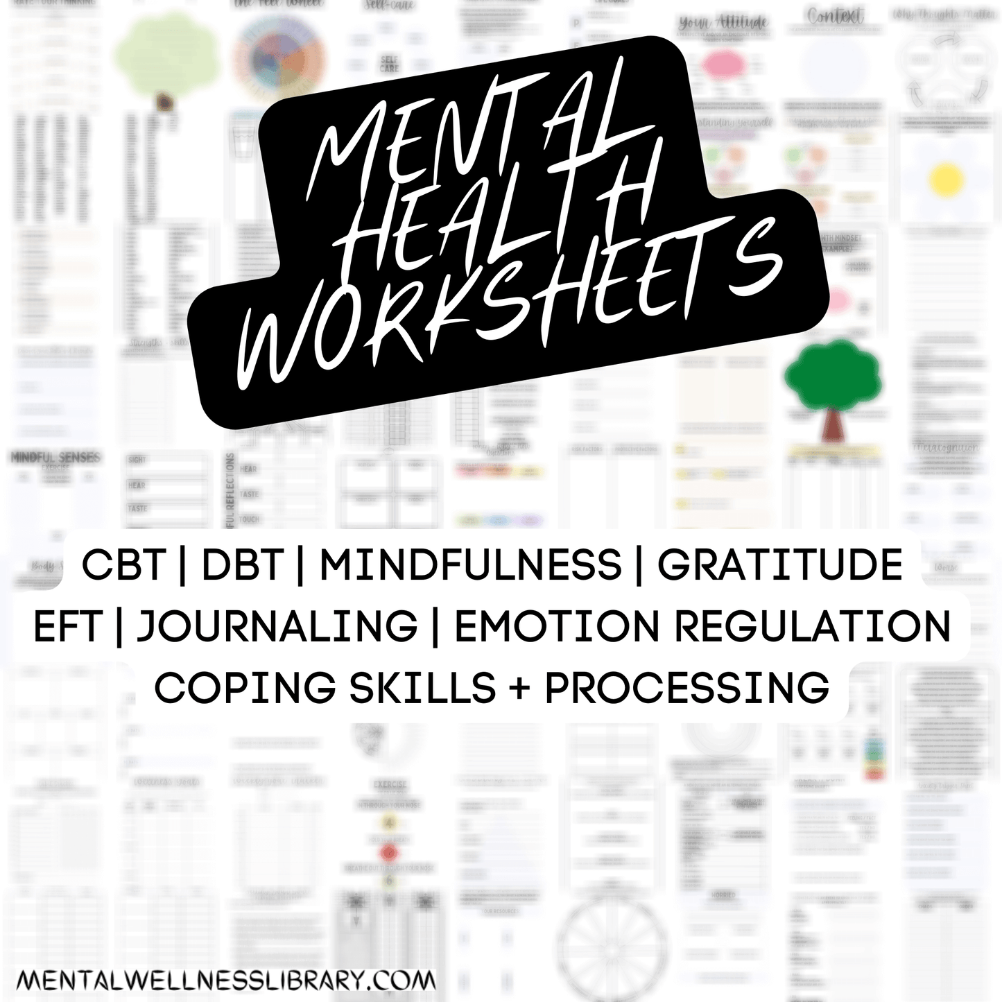 Ultimate Mental Health Worksheets Pack