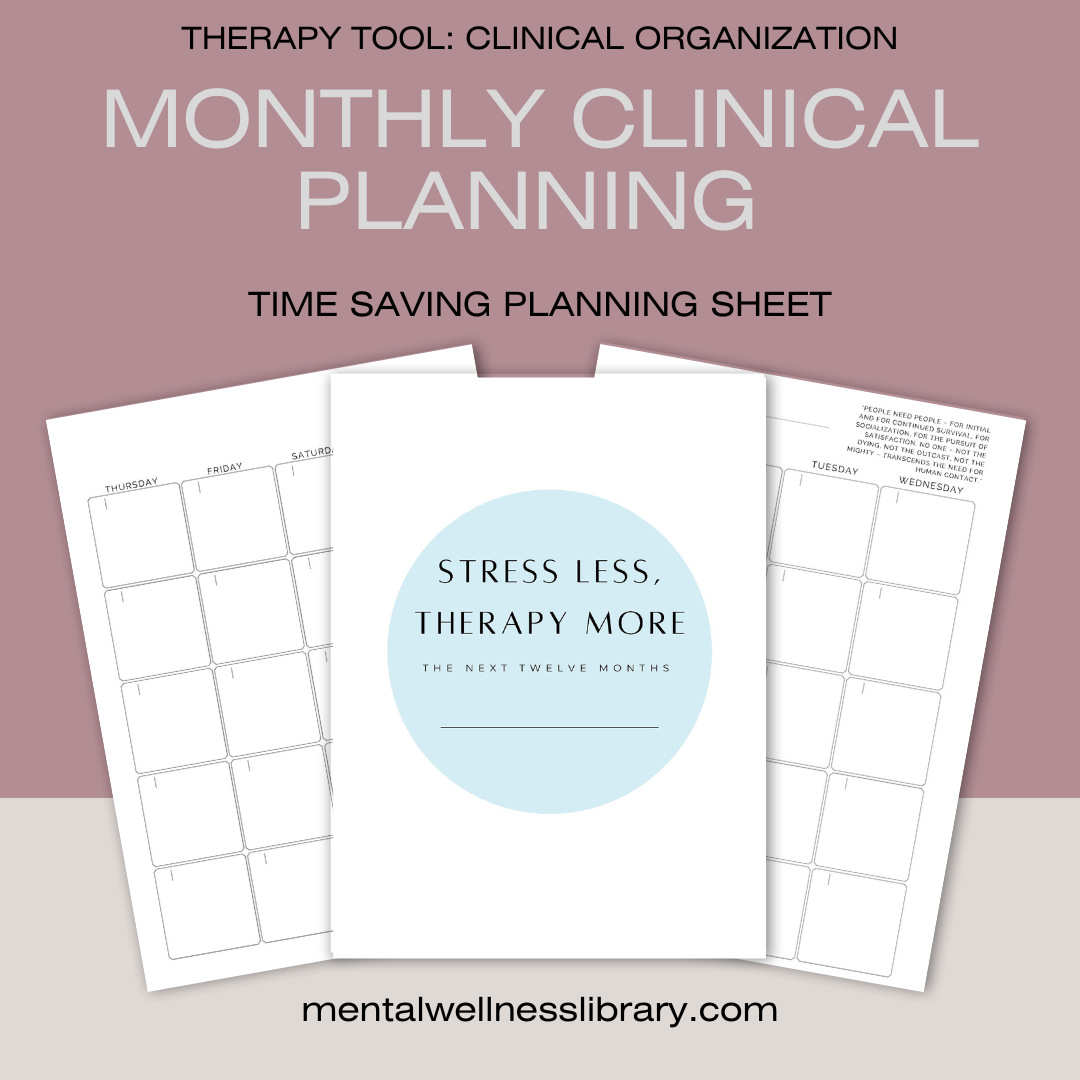 Monthly Clinical Planning